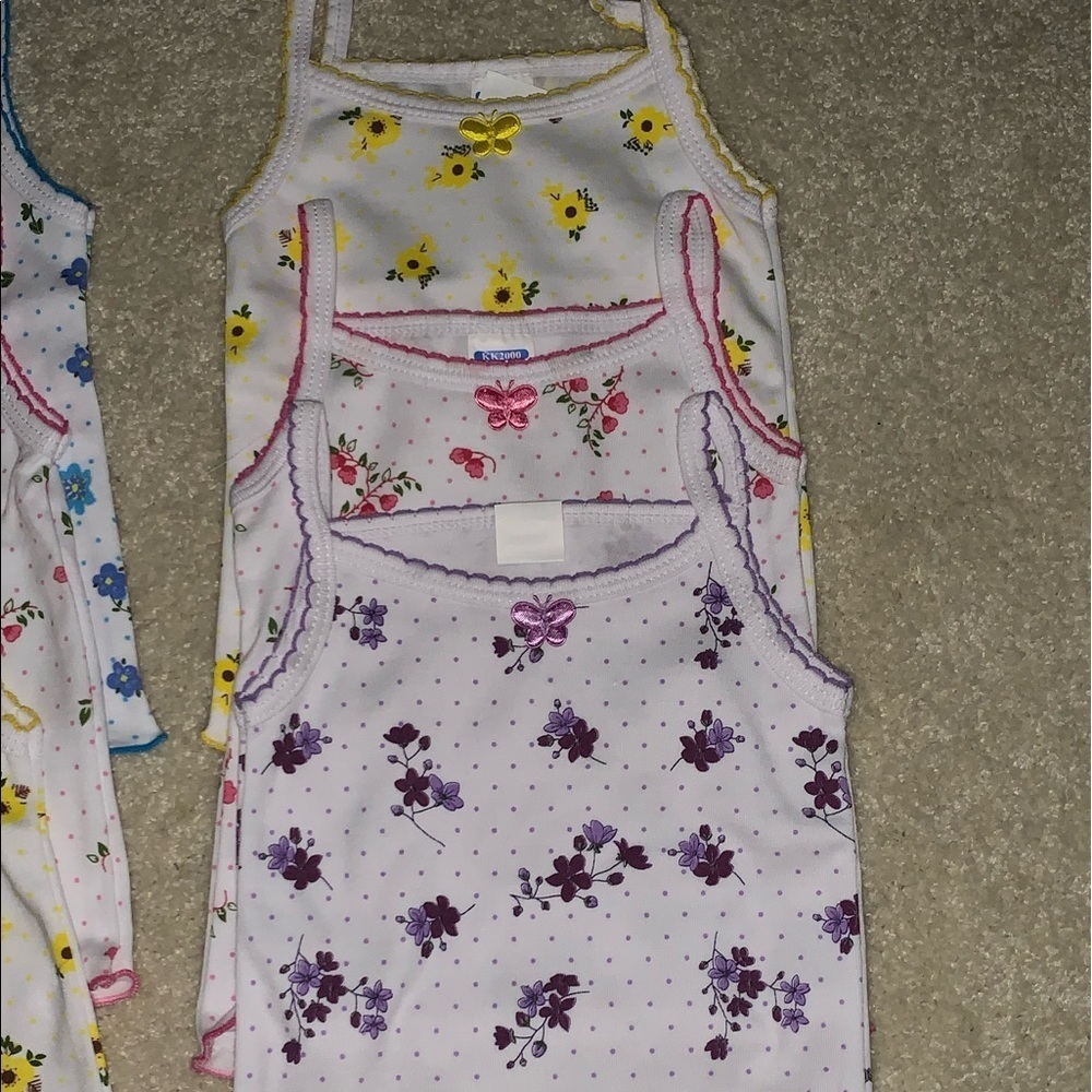 MWT LOT of (3) baby girl tanks